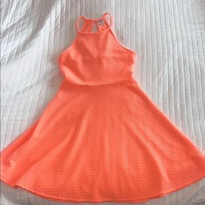 Mossimo Supply Co. Coral Halter Dress
